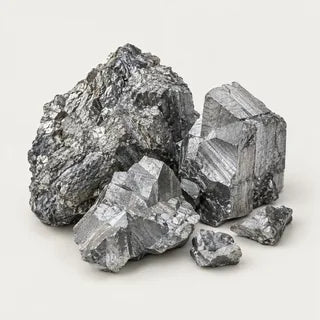 Cristales minerales de zinc